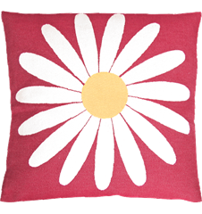 Cushion cover 45x45 Daisy Red