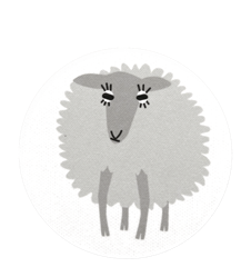 Coaster Sheep White