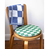 Kitchen towel Checkered Blue white