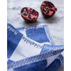 Kitchen towel Checkered Blue white
