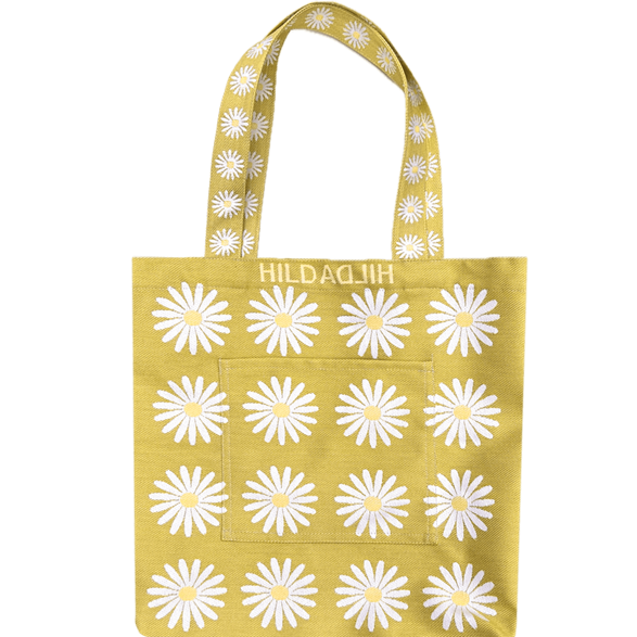 Tote L Daisy Lime