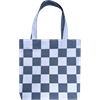 Tote L Checkered Blue blue