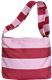 Messenger Bag Stripe Red pink