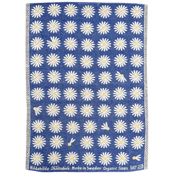 Kitchen towel Daisy Blue