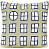Cushion cover 30x30cm Window Green