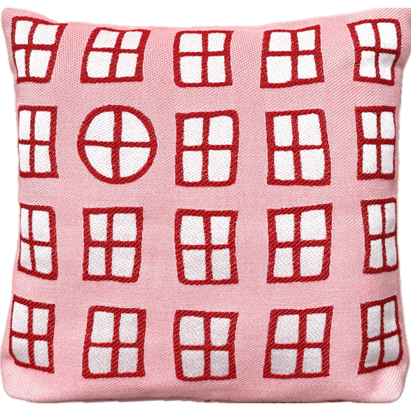 Cushion cover 30x30cm Window Pink