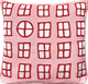 Cushion cover 30x30cm Window Pink