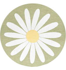 Coussin de siège Marguerite Vert Lin