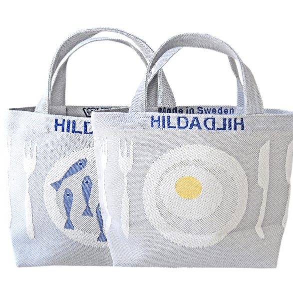 Tote XS Ägg & Fisk Ljusgrå