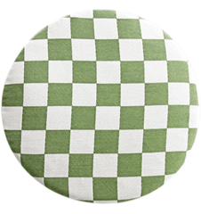 Coussin de siège Carreaux Verts