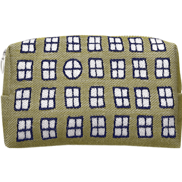 Pouch 18cm Windows Green