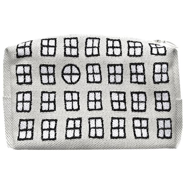 Pouch 18cm Windows White