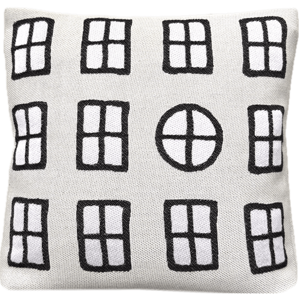 Cushion cover 30x30cm Window White