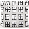 Cushion cover 30x30cm Window White