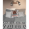 Cushion cover 30x30cm Window White