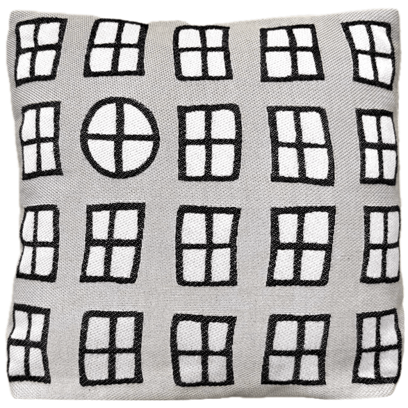 Cushion cover 30x30cm Window Grey