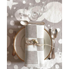Serviette Carreaux Gris