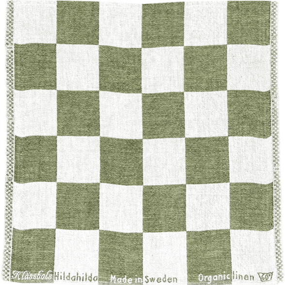 Serviette Carreaux Vert