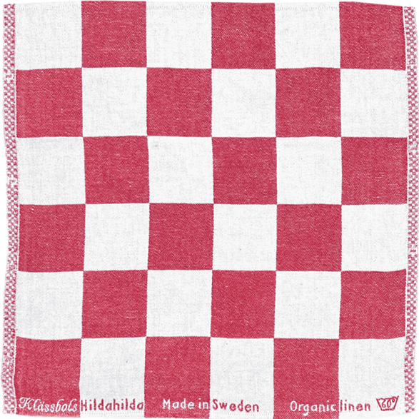 Serviette Carreaux Rouge