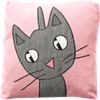 Cushion cover 30x30cm Cat Pink