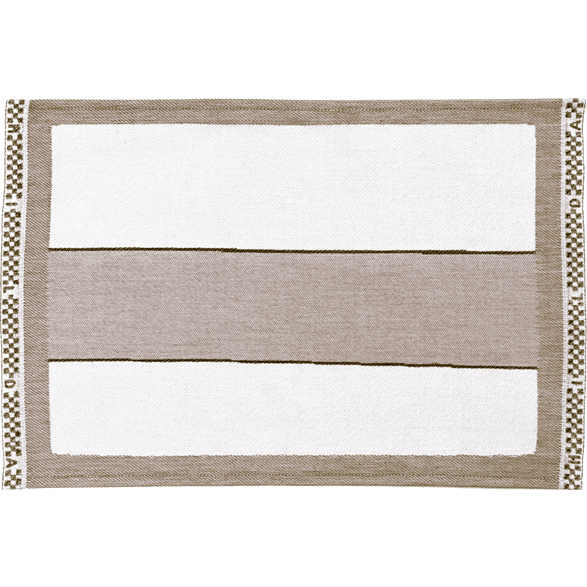 Set de Table Corps Teckel Marron