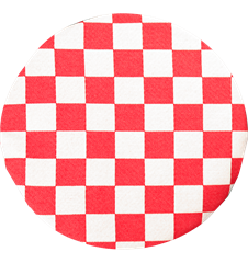 Coussin de siège Carreaux Rouges
