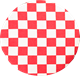 Coussin de siège Carreaux Rouges