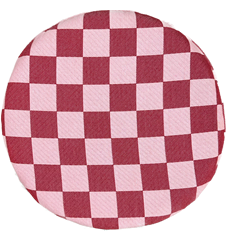 Coussin de siège Carreaux Rouge Rose