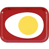 Tray Small Egg Red