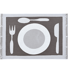 Table mat Plate Brown