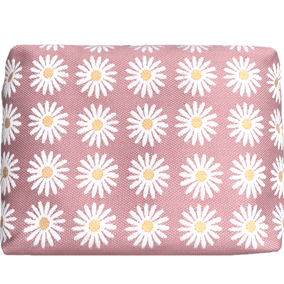 Toilet bag 25cm Daisy Linen Pink