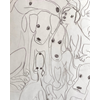 Fabric 145cm Dogs Pink