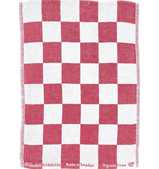 Torchon Carreaux Rouge