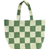 Tote XL Kariert Grün