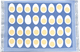 Table mat Eggs Heaven Blue