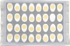 Table mat Eggs Gray