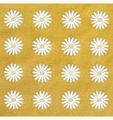 Fabric 145cm Daisy Yellow