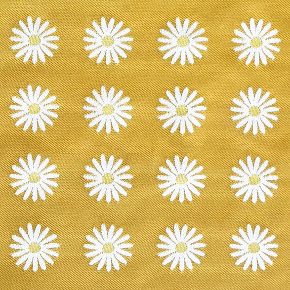 Tissu 145cm Marguerite Jaune