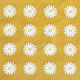 Tissu 145cm Marguerite Jaune