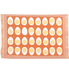 Table mat Eggs Orange