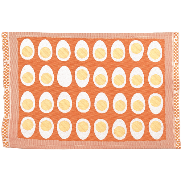 Table mat Eggs Orange