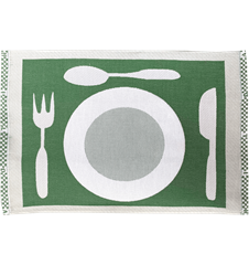 Tablett Tallrik Grön