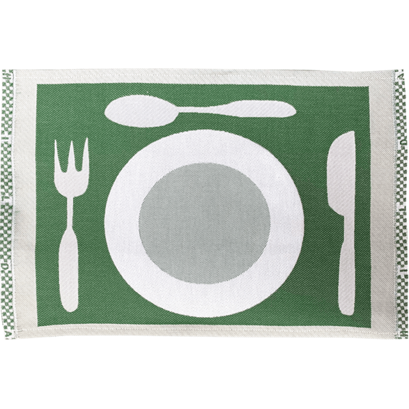 Set de Table Assiette Vert