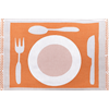 Tischset Teller Orange