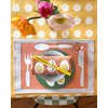 Table mat Plate Orange