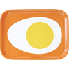 Bricka Liten Ägg Orange