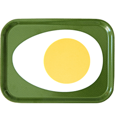 Petit Plateau Oeuf Vert