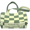 Tote M Checkered Green Yellow