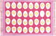 Table mat Eggs Dark pink