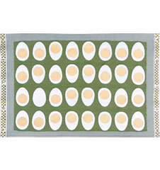 Table mat Eggs Green